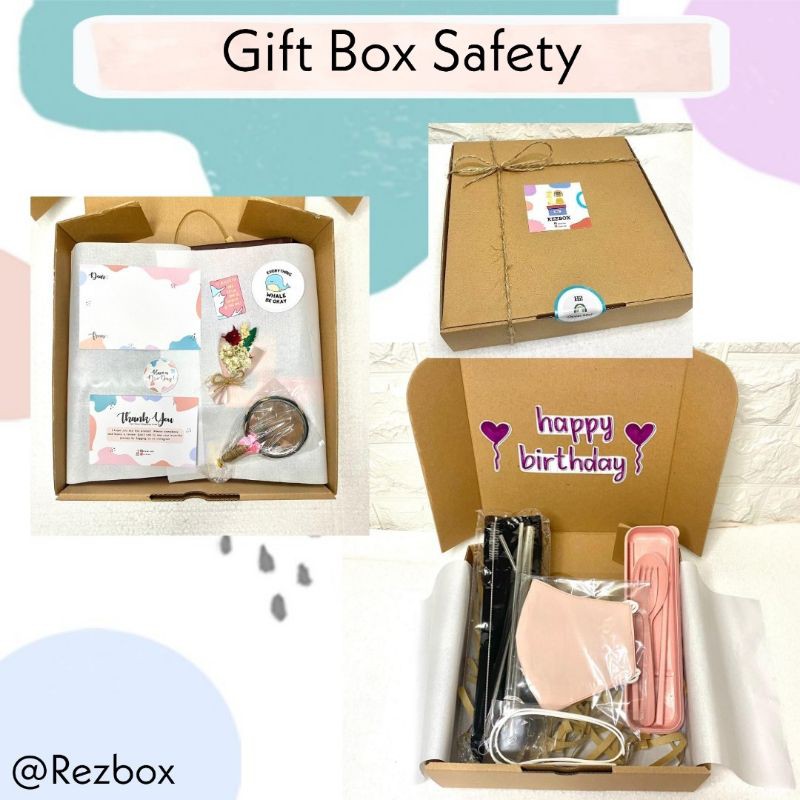 

Gift Box/Hampers/Masker/Sedotan Stainless/Safety
