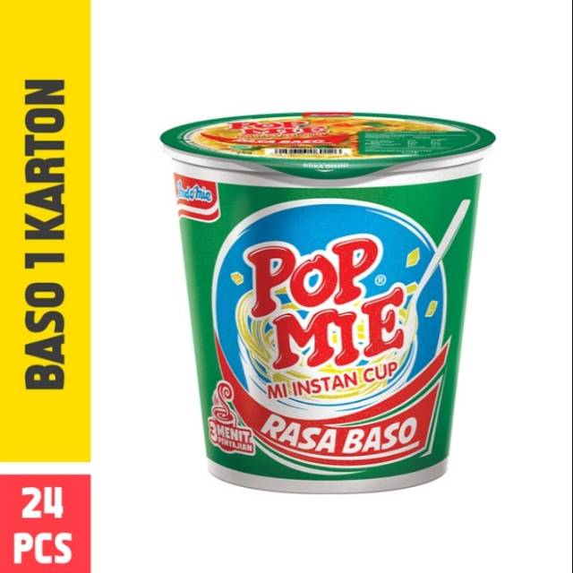 

PopMie Pop Mie Baso Kuah Besar / 1 Dus / 1 Karton / 24 Pcs / Pop Mie