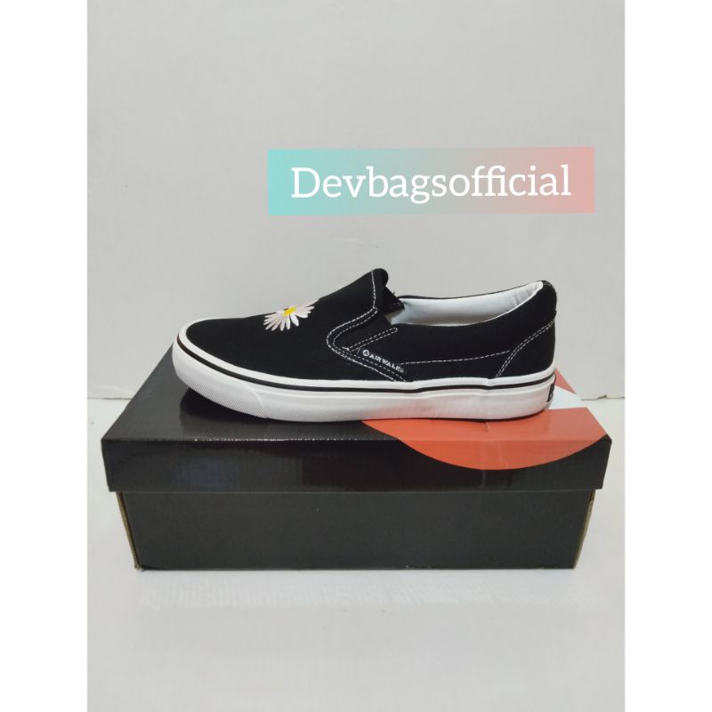 Sepatu Airwalk Slip On - sepatu hitam - sepatu slip on - sepatu murah
