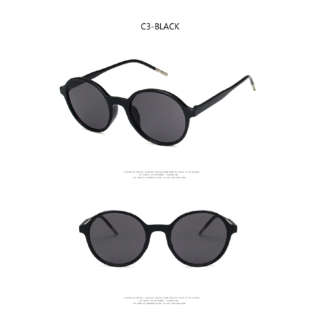 Korean fashion ins round frame trendy sunglasses