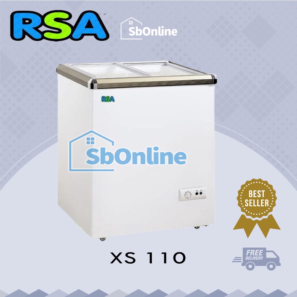 RSA CHEST FREEZER BOX SLIDING 100 L - XS 110