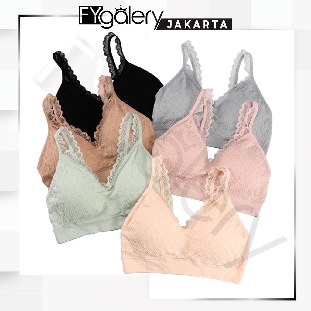 FYGALERYJAKARTA BRA502 Sport Bra Wanita Tanpa Kawat FYGALERYJAKARTA BRA502 Sport Bra Wanita Tanpa Kawat