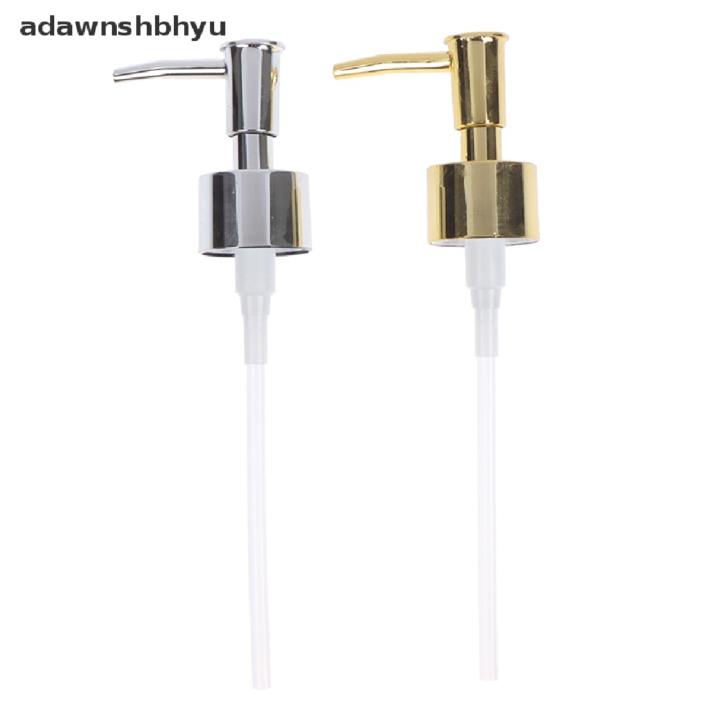 Adawnshbhyu Metal DIY Soap Pump Liquid Lotion Dispenser Kepala Pengganti 28tutup Pompa Drat