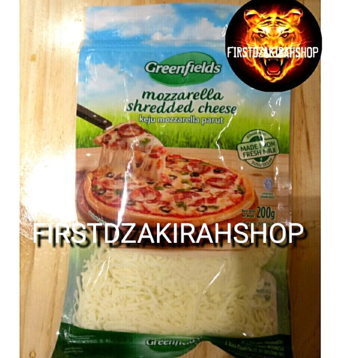 

Greenfields mozzarella shredded cheese 200gr