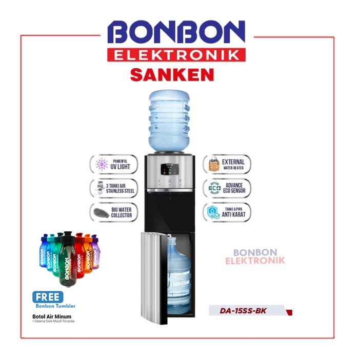 Sanken Dispenser Duo Galon DA-15SS / DA 15SS