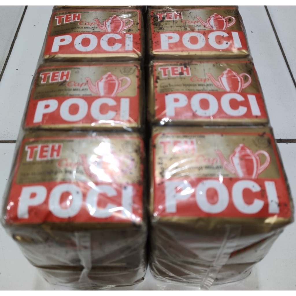 

wg- (10 poci gold 40gr) teh poci gold 40gr BOS isi 10pcs bubuk serbuk teh poci jasmine tubruk hijau melati 40 gr