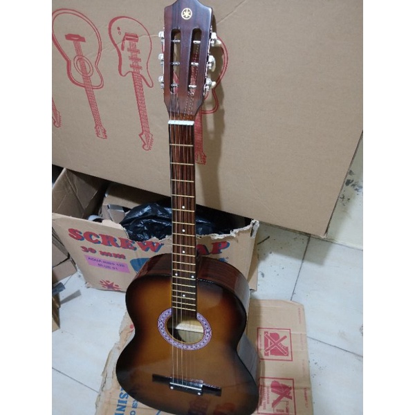 Gitar senar 6 nilon /Gitar senar 6 setring/Gitar pemula tanem besi