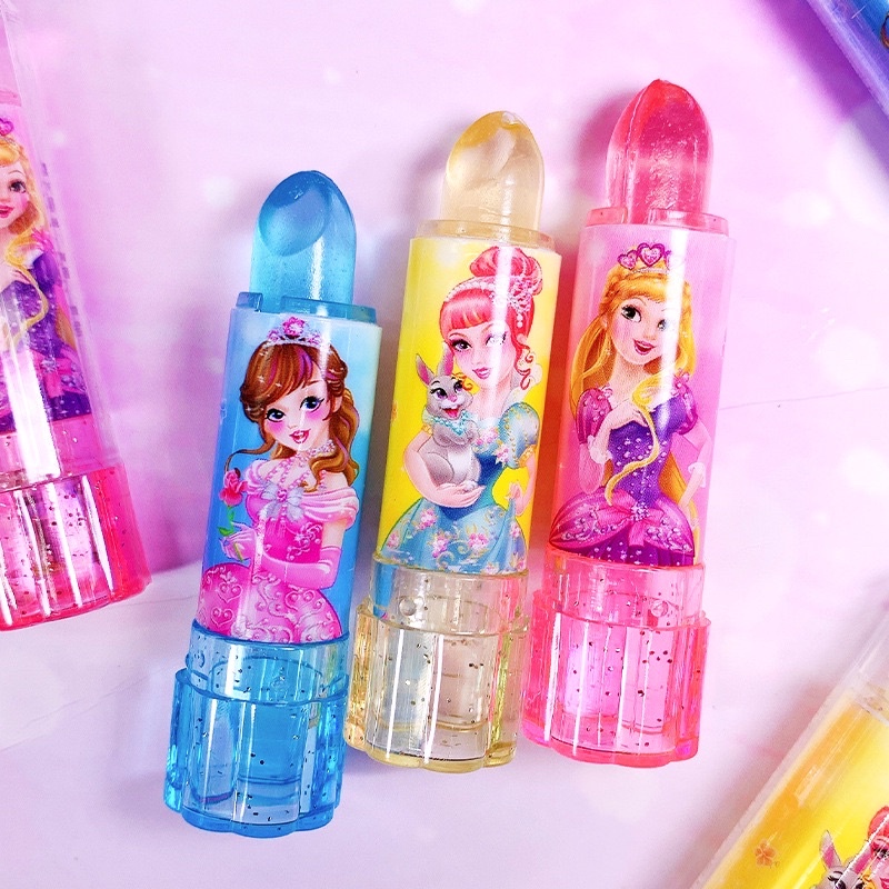 Permen Lipstik Impor Led Nyala Princess