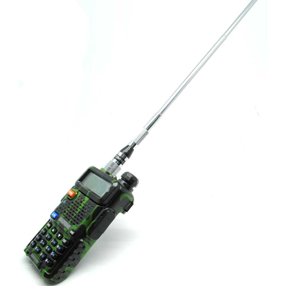 (BISA COD) RVOSTR  Antena Telescopic for BF-888s UFO-1 UV5R UV-82 UV-T8