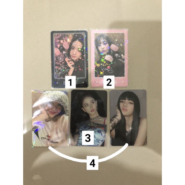 photocard pc jisoo jennie lisa blackpink pob ktown lightstick 2