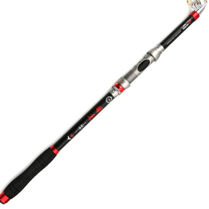 [KODE DGTTV] Joran JW Antena Pancing Carbon Fiber Telescopic 210 240 270 300 360 cm