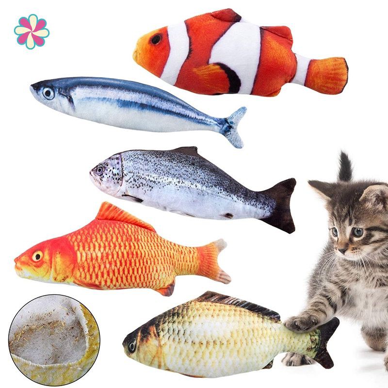 mainan IKAN SEGAR untuk kucing