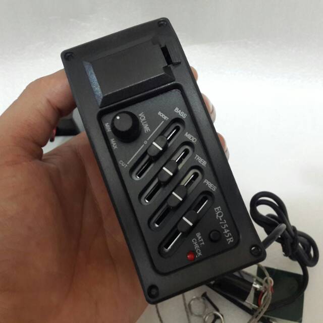 Pickup / pream / equalizer / spul gitar akustik 7545R import