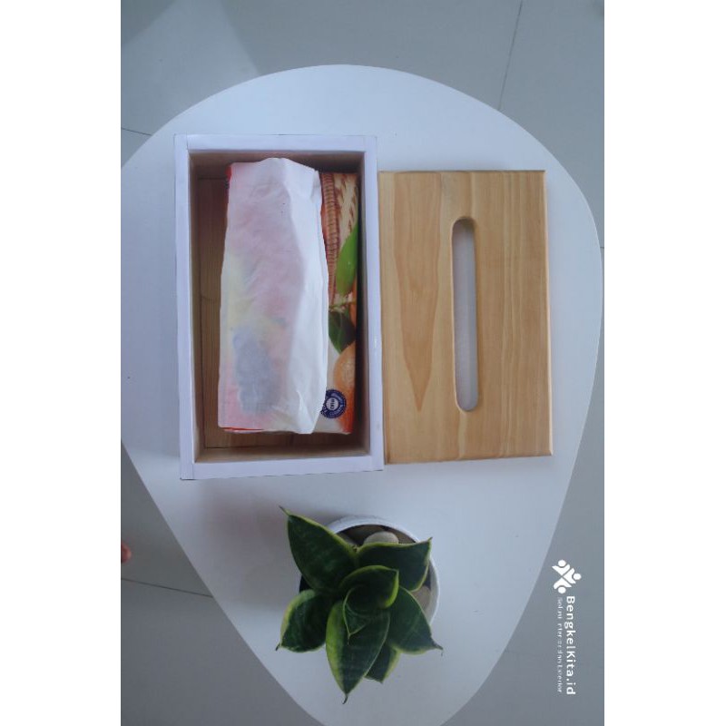 WOODEN TISSUE BOX/TEMPAT TISU KAYU/KAYU PINUS JATI BELANDA/KAYU JATI BELANDA OVEN