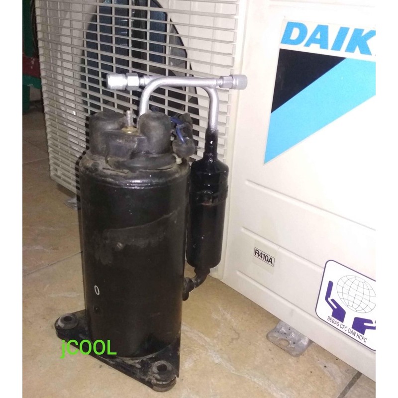 kompresor vakum bekas ac plus nepel kuningan original