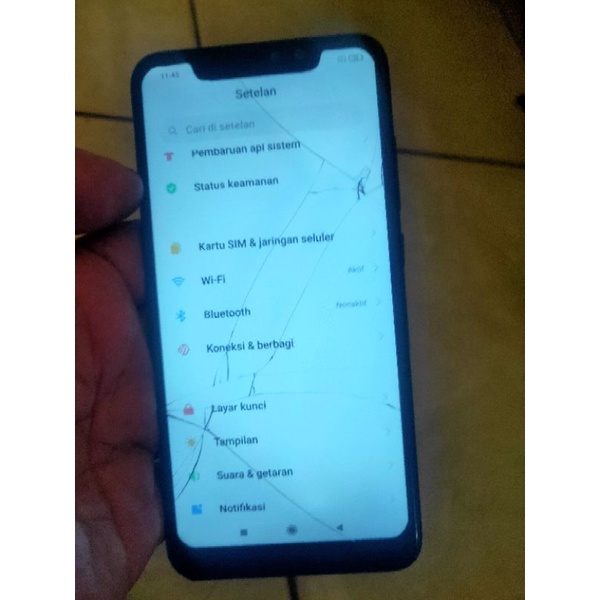 lcd + frame redmi note 6 pro ori copotan
