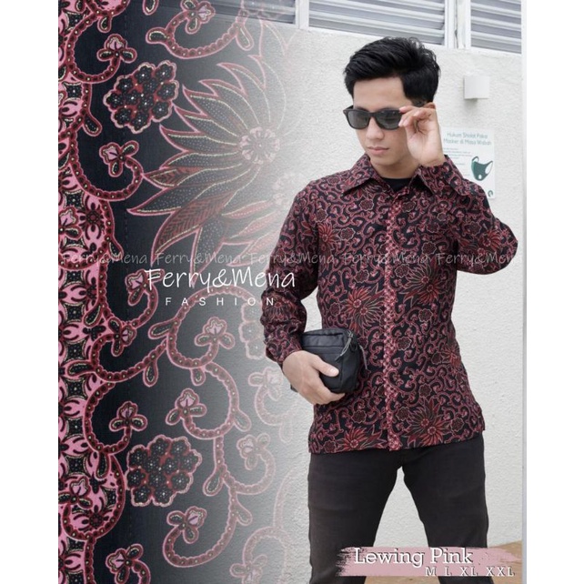 Motif Terbaru - Kemeja Batik Pria Lengan Panjang - Hem Batik Modern / Kemeja Batik Seragam