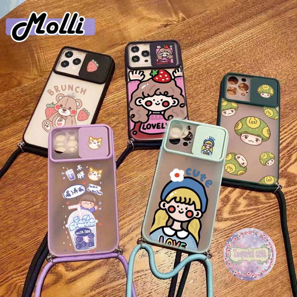 softcase slingcase slide pelindung kamera MOLLI samsung oppo vivo realme iphone xiaomi IC4233