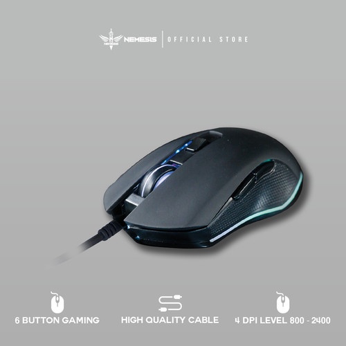 NYK G-06|G06 ASSASSIN Mouse GAMING Wired Led RGB DPI 800 - 2400