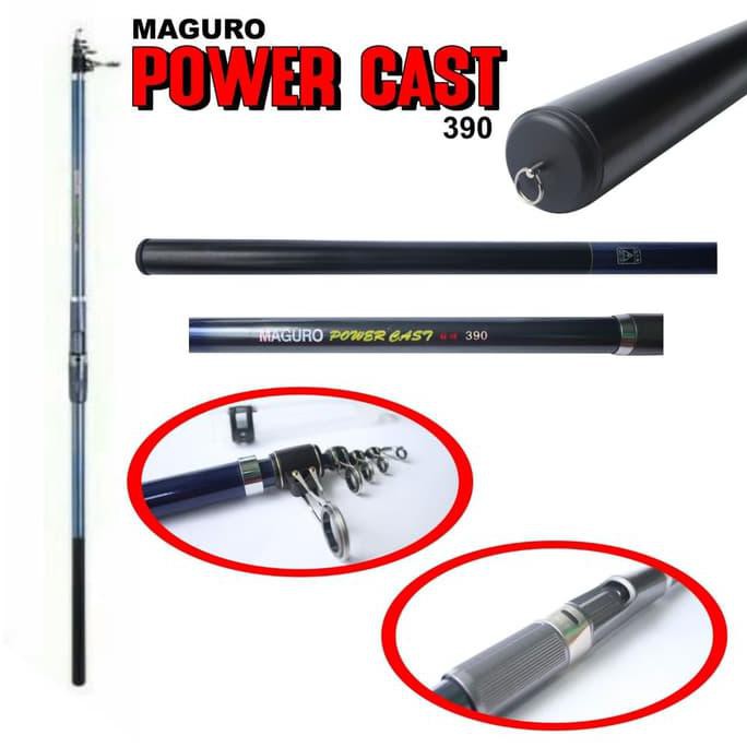 TERMURAH Joran Surfcasting Maguro Power Cast 390 Cm Line 15-25 Lbs