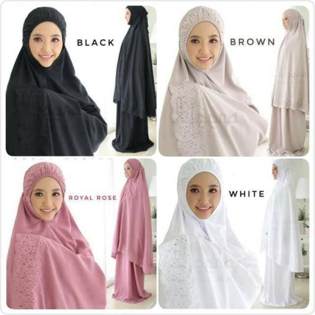 MUKENA- MUKENA SITI KHADIJAH RENDA BORDIR JUMBO -MUKENA.