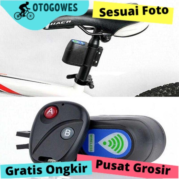 Alarm Sepeda Gunung Lipat Polygon Remote Control TE168