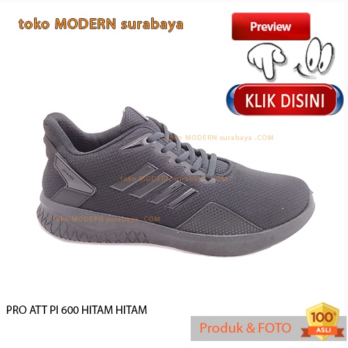 PRO ATT PI 600 HITAM HITAM sepatu pria sepatu casual sneakers