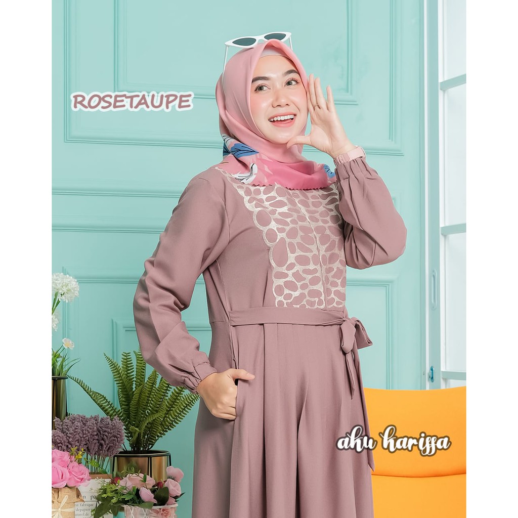GAMIS ERINA aku karissa original branded terbaru model maxi brand ori itycrepe dress syari erina