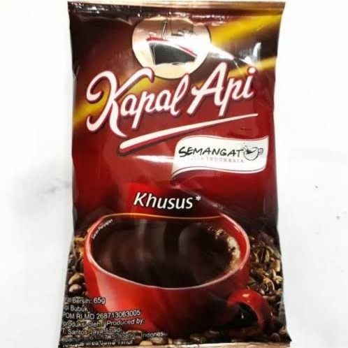 

Kopi Kapal Api Khusus - 1 sachet (60 gr)