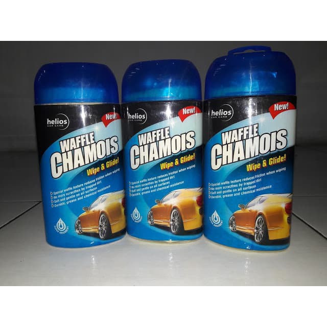 Kain Lap Kanebo Premium Serbaguna Waffle Chamois by Helios