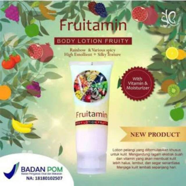 FRUITAMIN LOTION ORIGINAL BPOM / SYB FRUITAMIN LOTION