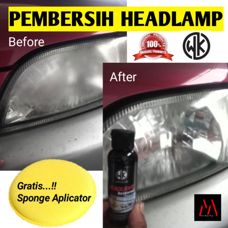 Pengkilap Lampu Mobil / Pembersih Headlight / Mika Lampu / Headlight Restore / Headlamp polish