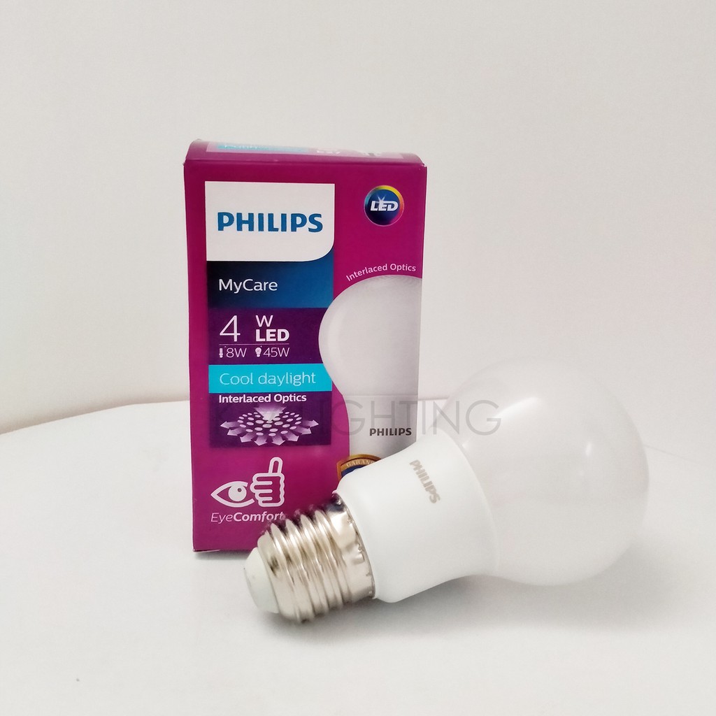 Lampu LED Philips bohlam philips 4 Watt 4W E27