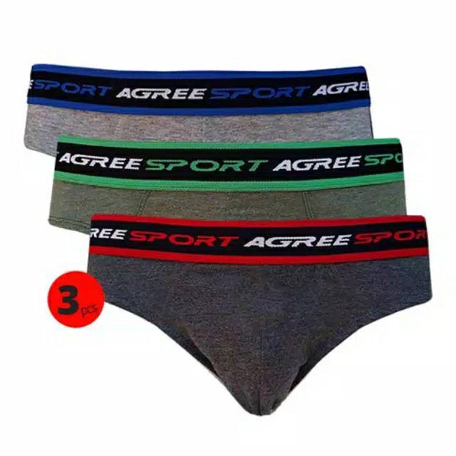 Celana Dalam Pria  Agree Sport Harga 3 pcs