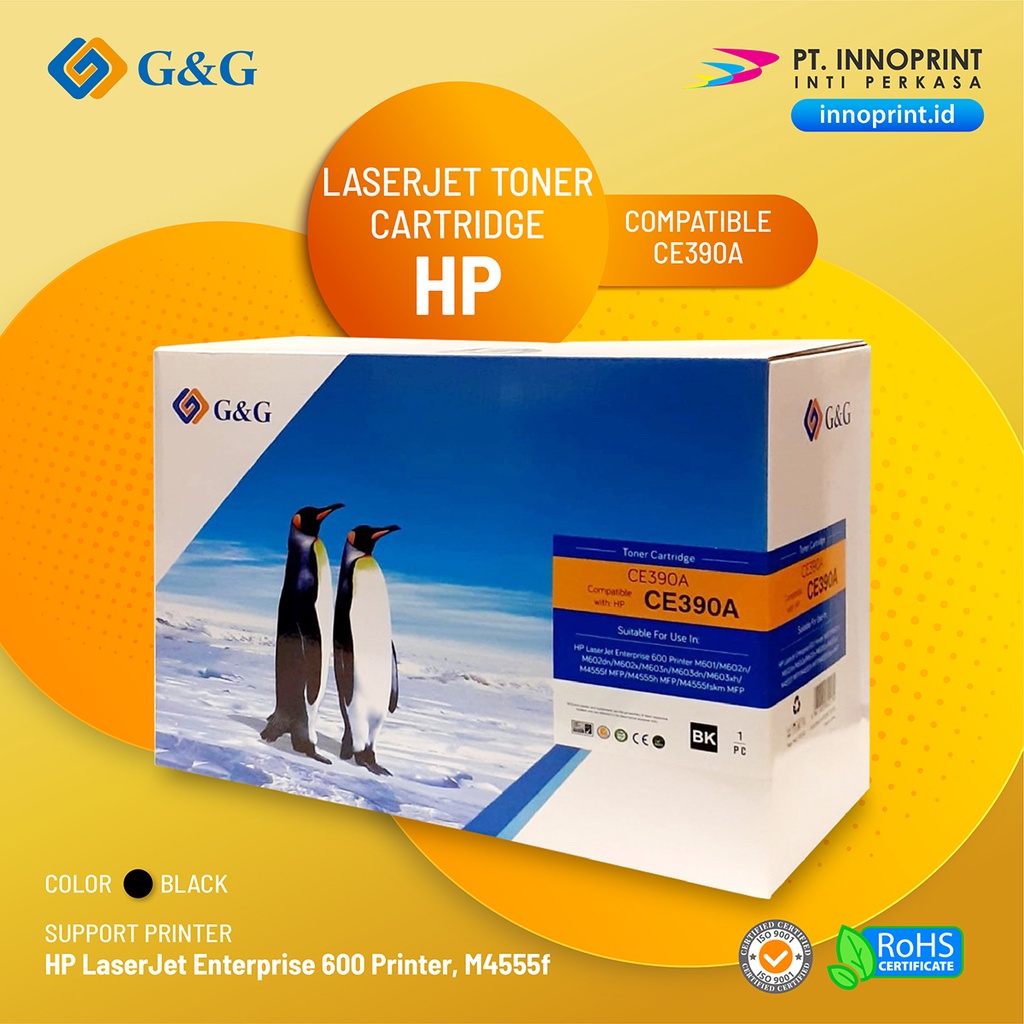 COMPATIBLE HP CE390A FOR HP LaserJet Enterprise 600 Printer/M4555f