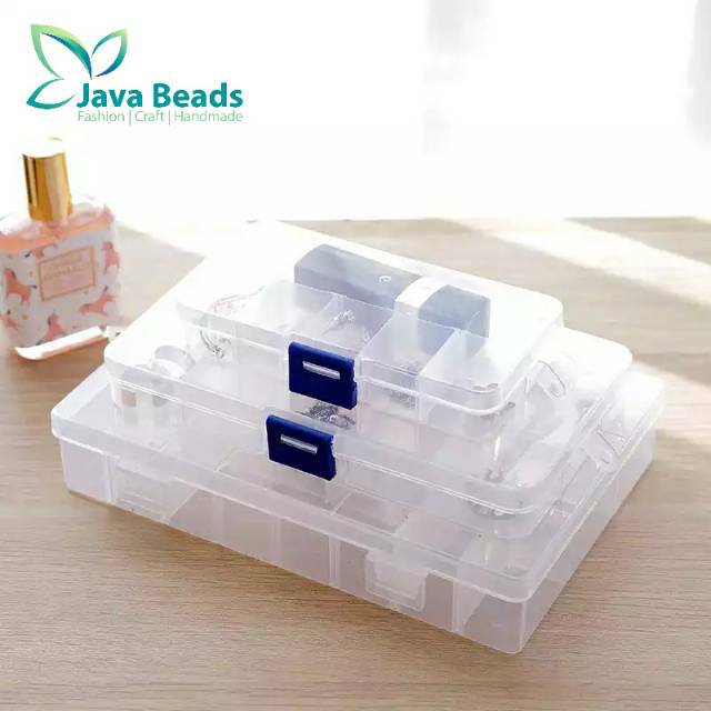 Kotak Penyimpanan Manik Manik / Box Bahan Craft