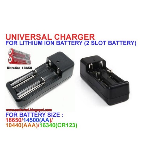 Trend-Charger Batre 2slot / Desktop 2 Slot 18650 / 18350 Limited