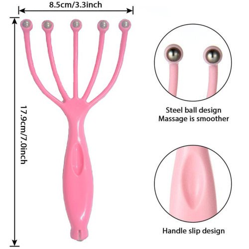 BOKOMA ALAT PIJAT KEPALA TERAPI KEPALA DAN BADAN ALAT REFLEKSI KEPALA BADAN HEAD MASSAGER