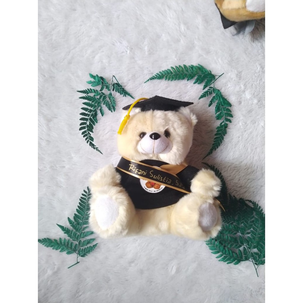 Boneka Wisuda Medium | Free Plastik Kemasan