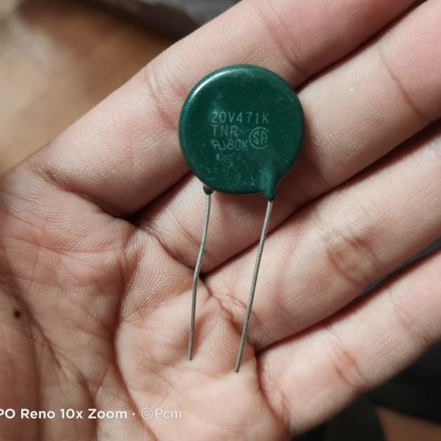 ☃ mov varistor 20v471k 20d471anti petir buat 220v tegangan maksimal 275v ⅍