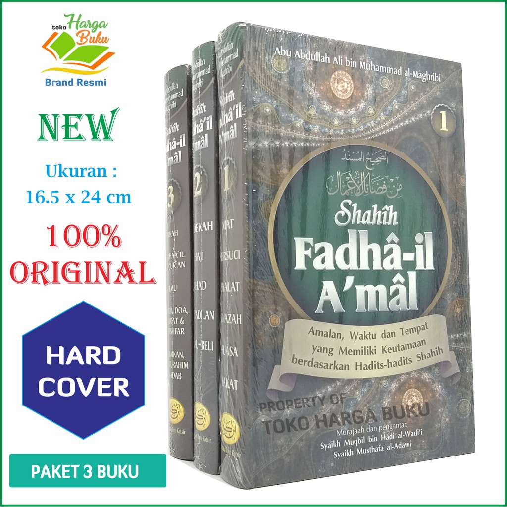 Paket 3 Buku Shahih Fadhail Amal Jilid 1 2 3 - PIK