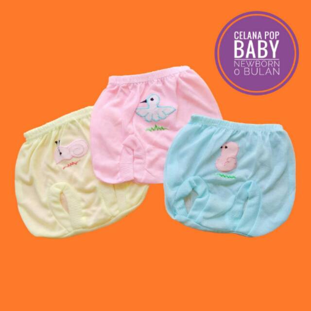 Celana Pop Kodok Pendek Perlengkapan Bayi Baru Lahir Baby Newborn Baju Murah Bunbunbabyshop Unisex