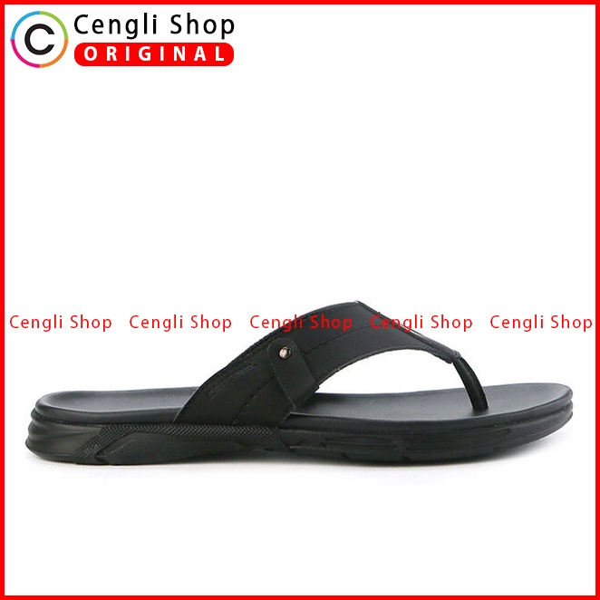 SANDAL JEPIT KULIT PRIA CARDINAL ORIGINAL CASUAL TERBARU HITAM CA09