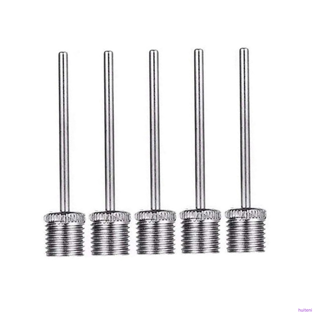 5pcs Inflating Needles Football Basketball Air Pump Nozzle Pins Stainless Steel Air Needles  huiteni