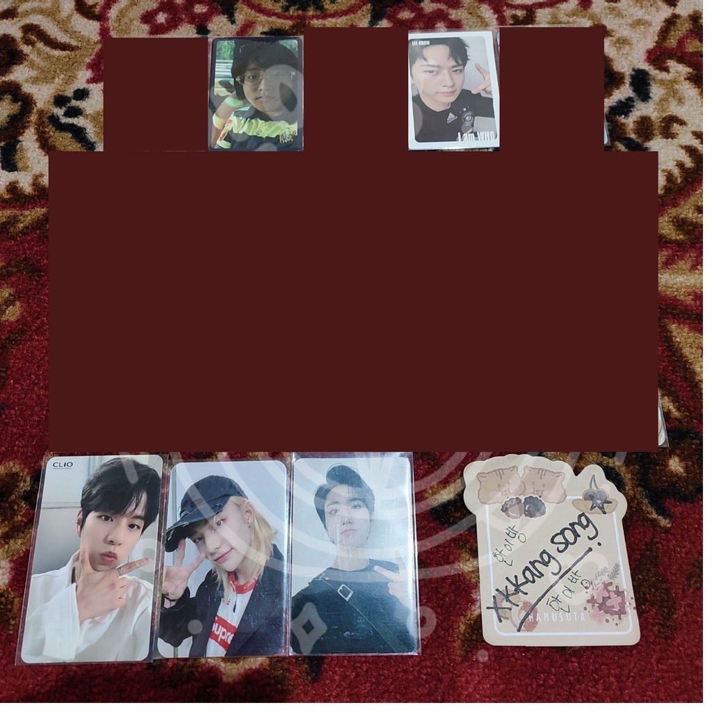 stray kids skz photocard pc imn i am not wf withfans ending pob clio mild han jisung hyunjin seungmi