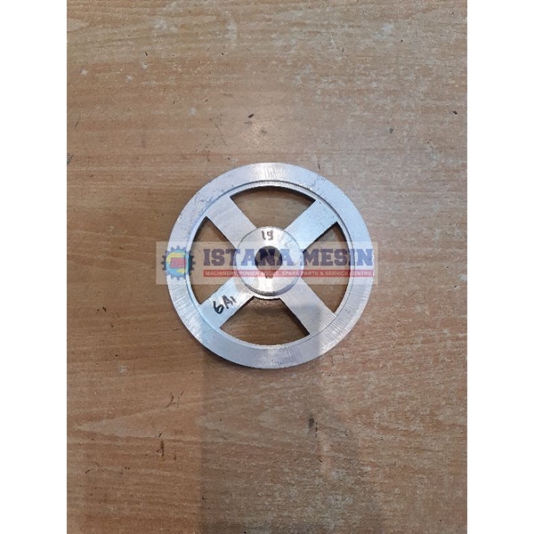 PULLEY 6INCH POLI A1 DINAMO 1 PARIT AS 19MM PULLY MESIN GILING A1 X 6"