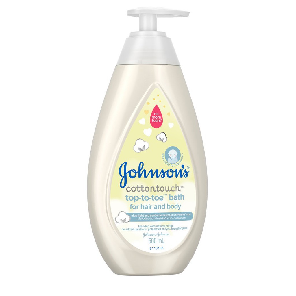 Sabun Johnson's  Cotton Touch Top-To-Toe Wash 500 mL