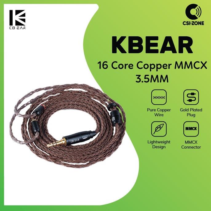 Kbear 16 Core Upgraded Pure Copper Cable - Mmcx Termurah