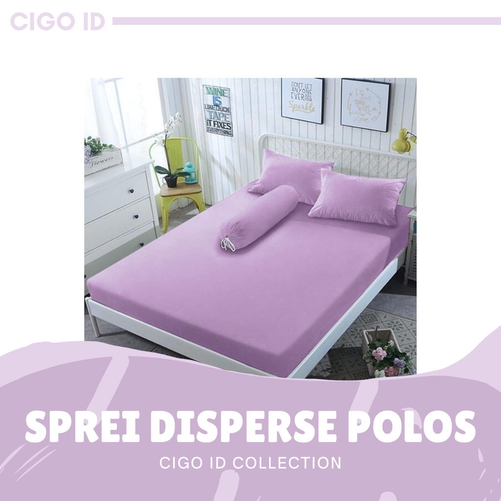 SPREI DISPERSE POLOS BY MORNING OWL  BAHAN KATUN DISPERSE MICROTEX  120x200 / 160x200 / 180x200  TINGGI 20