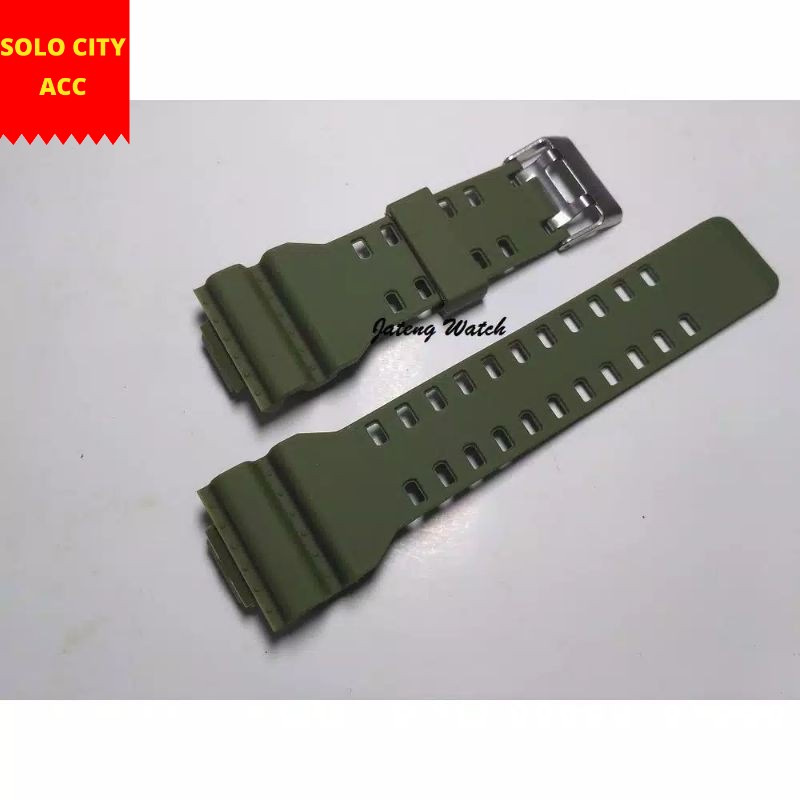 STRAP TALI JAM DIGITEC 2020 DG-2020T / DG2020 / DG 2020T WARNA HIJAU ARMY RUBBER STRAP DIGITEC 2020T